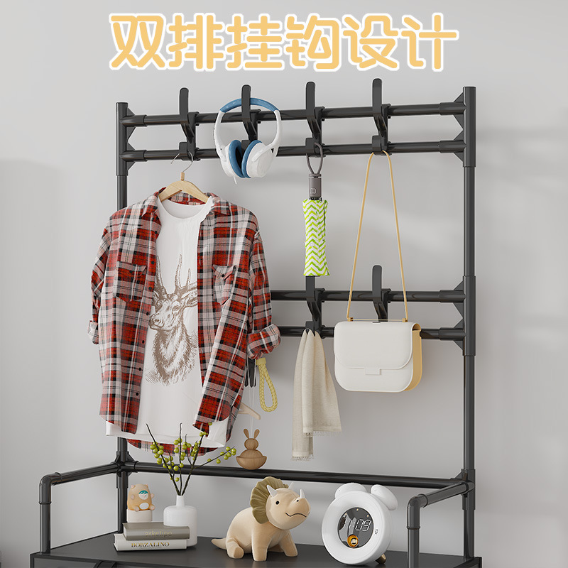 6604B Multi-layer shoe and hat rack, storage rack, shoe storage rack, dust-proof shoe rack Application Scenario
