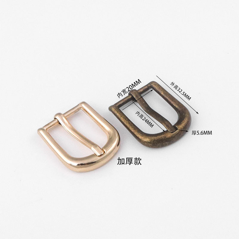 Wholesale of metal belt buckles, luggage accessories, needle buckles, adjustable semi-round shoe buckles in various specifications and colors Application Scenario