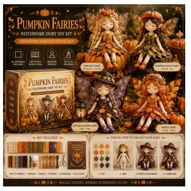 Cross-border Fairy Patchwork DIY Collection DIY Patchwork Fairy Set Fairy Series Specification image