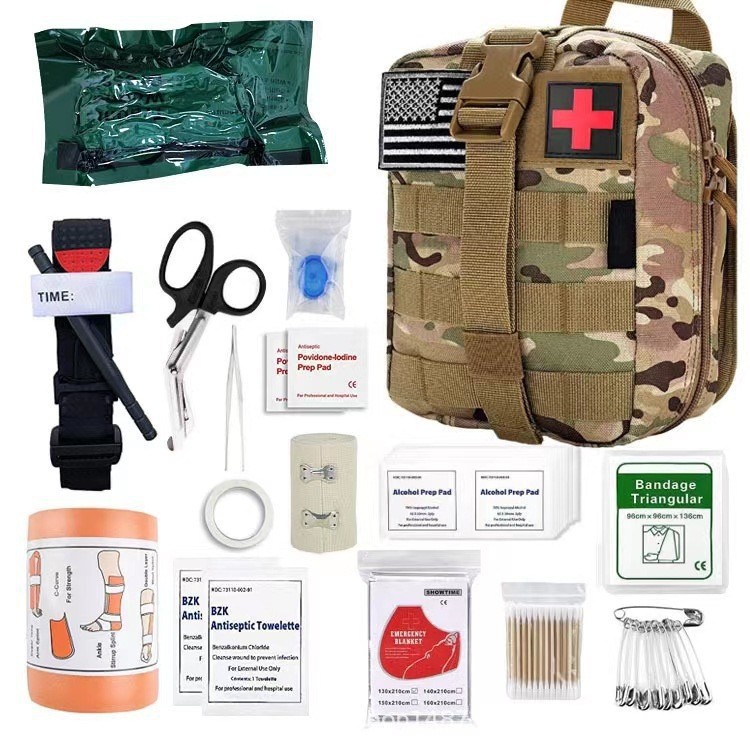 Cross-border export of outdoor tactical medical kits, accessories, waist bags, multi-functional waterproof outdoor mountain climbing rescue bags