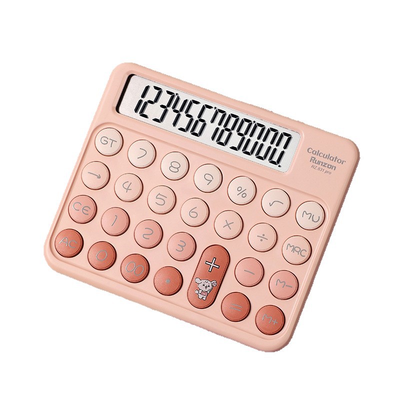 RZ.831PRO dopamine-colored calculator, cute and flexible keyboard calculator, financial accounting office calculator Item Picture