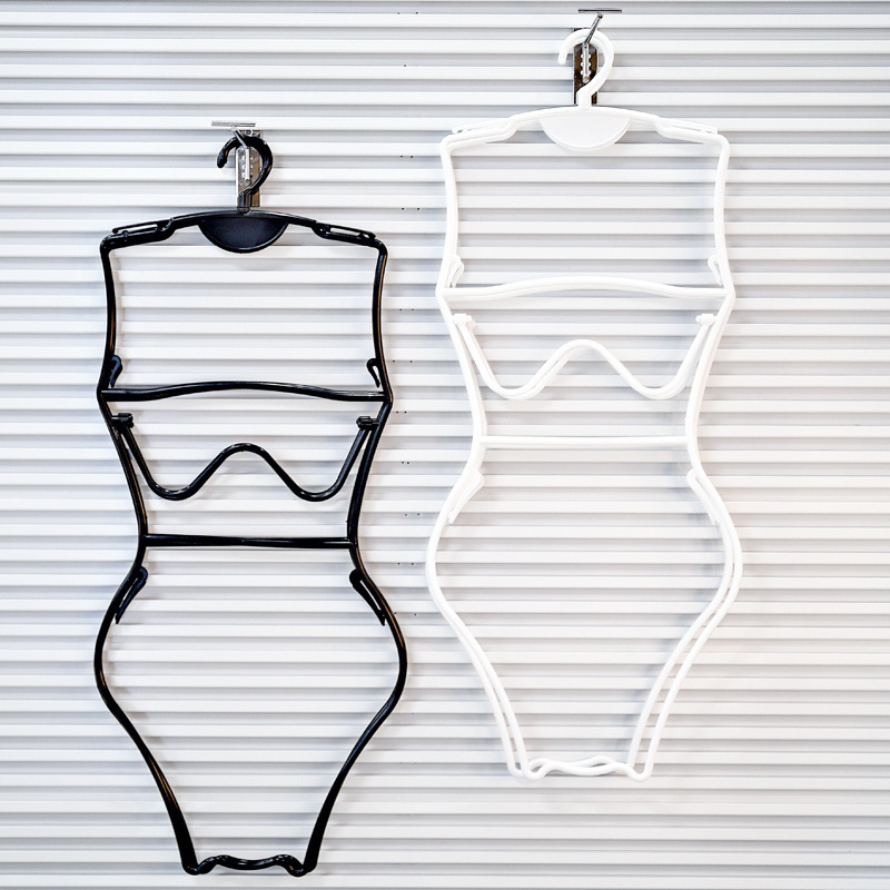 Swimsuit hanger, plastic simple women's swimsuit clip, swimming trunks rack, swimsuit display, garment hanging rack, beach bikini Specification image