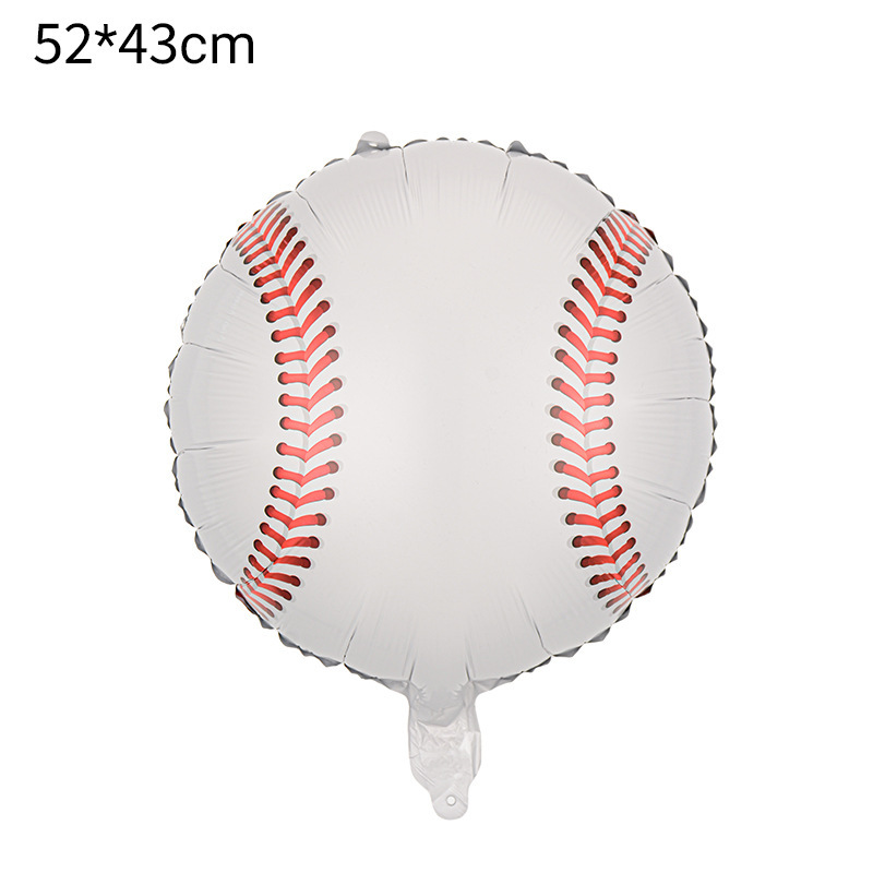 New cross-border trophies, football, basketball, rugby, baseball gloves, World Cup sports-themed party decoration balloons Specification image