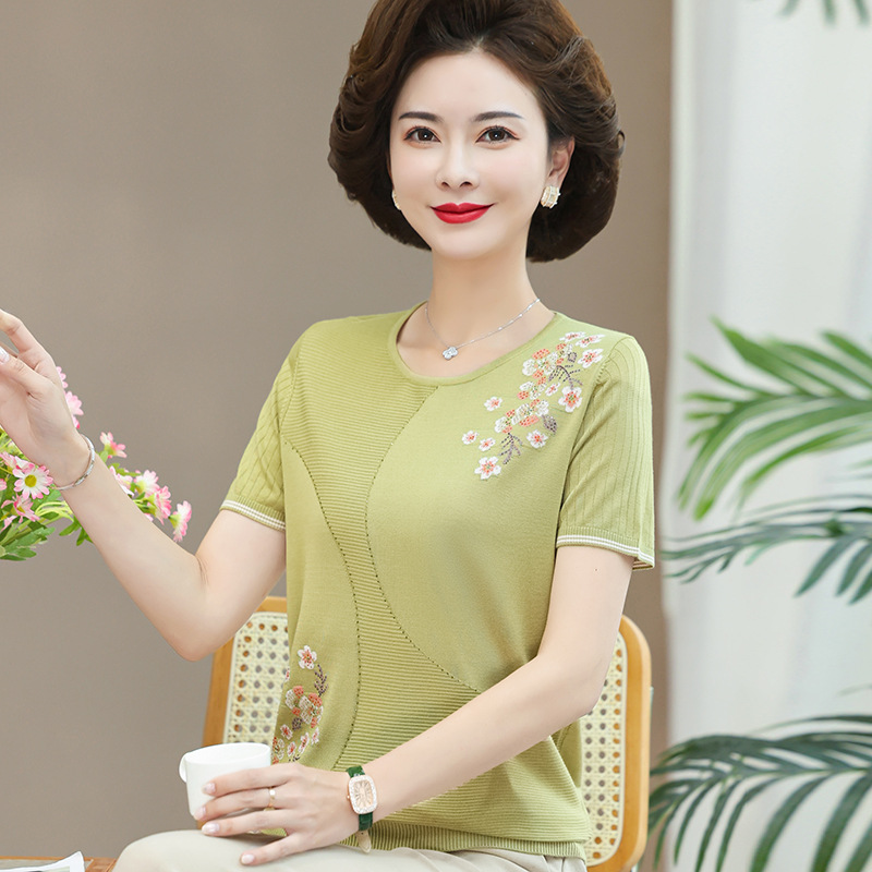 中老年人服饰/中老年女裤/中老年/女装/女装女式宽松时尚休闲细节图