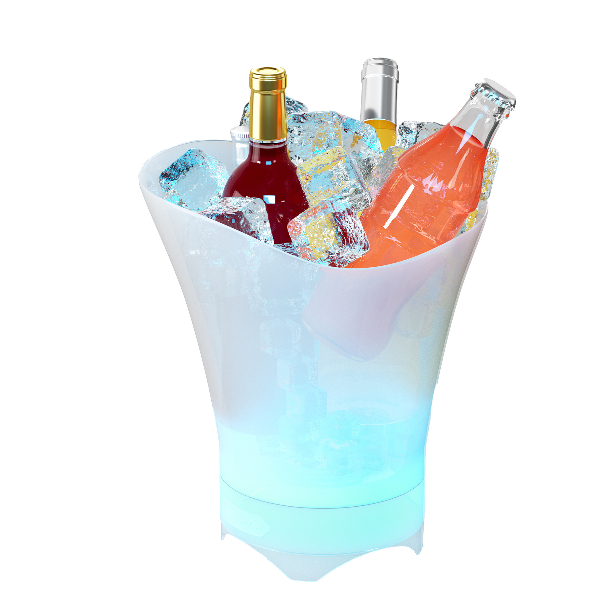 Bluetooth speaker, illuminated ice bucket, outdoor camping, wireless Bluetooth connection, music ice bucket, colorful led lights, portable Item Picture
