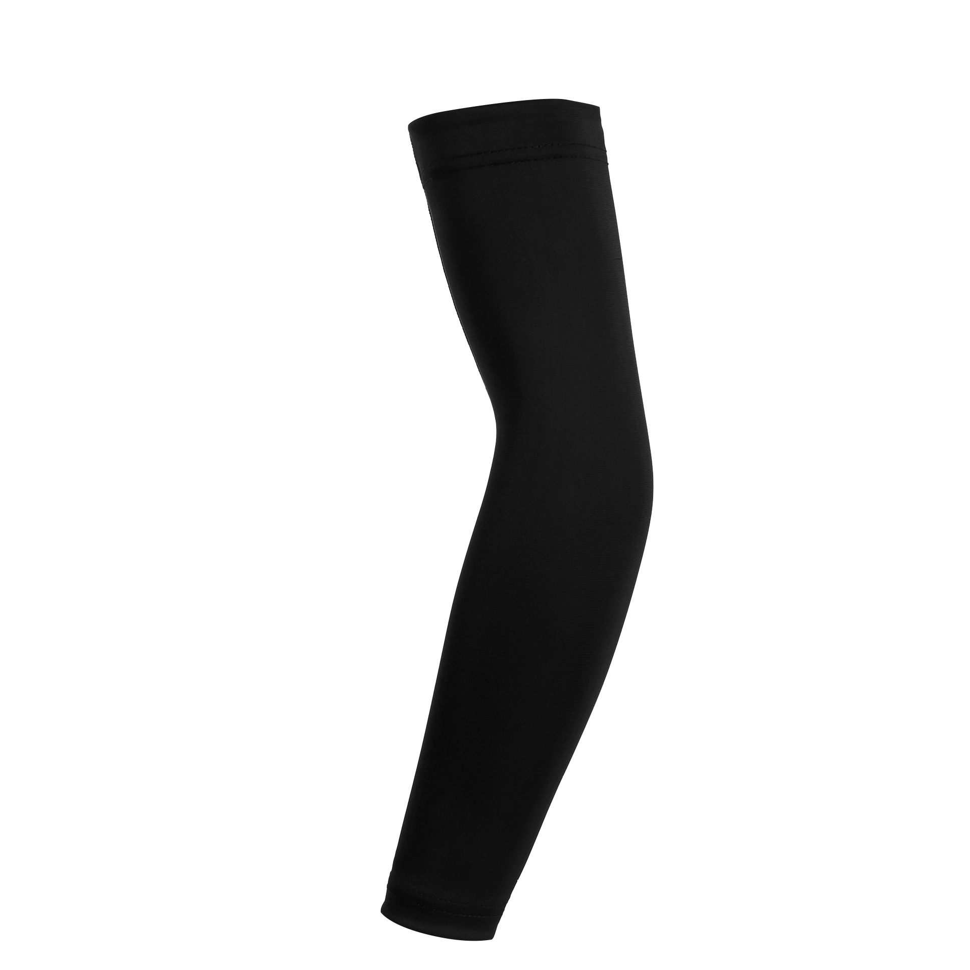 防晒冰袖夏季户外骑行跑步运动透气速干护臂开车防紫外线冰丝袖套白底实物图