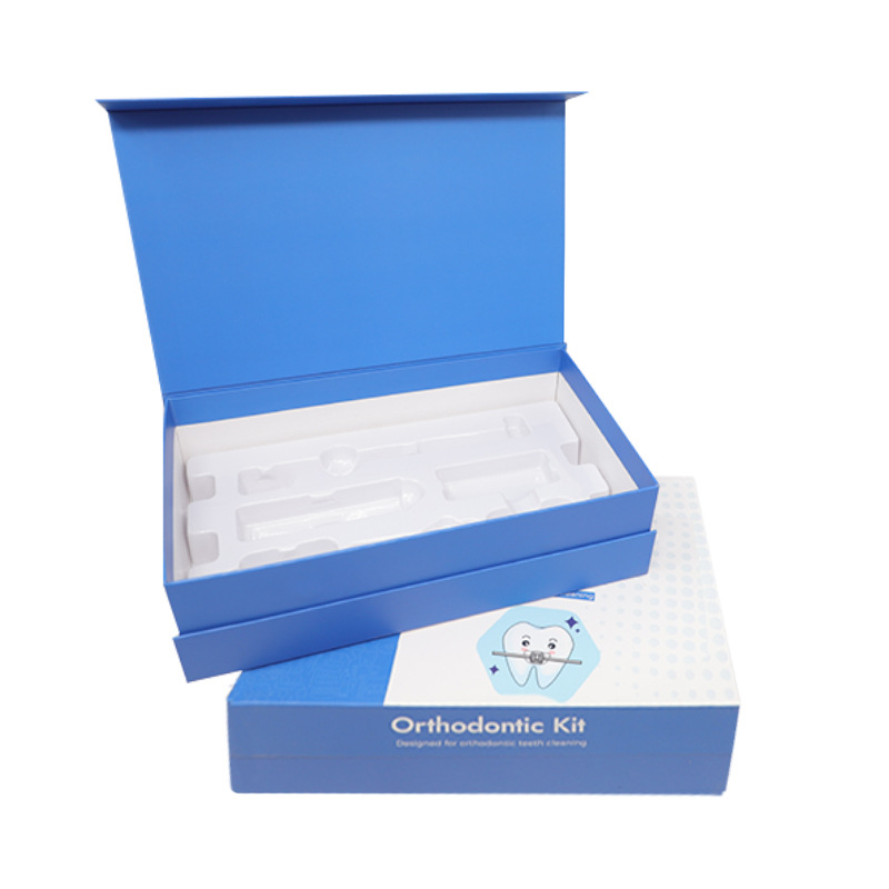 New book-shaped box magnetic flap top and bottom box, cosmetics, digital products, business top and bottom covers, drawer covers, fine gift box Item Picture