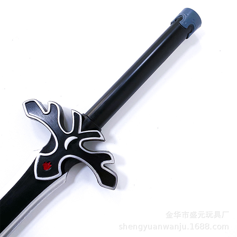 New Sword Art Online Kirito weapon Night Sky Sword Kirito Kazuto cosplay peripheral PU anime sword toy model details Picture