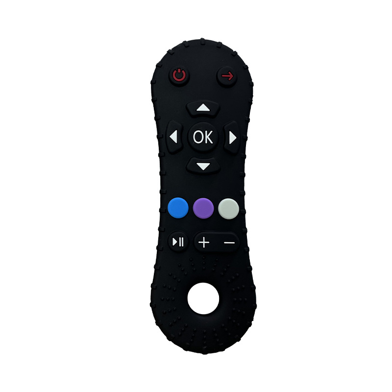 Silicone baby teething gel, anti-sucking, BPA-free, food-grade liquid remote control, soft silicone for teeth soothing Item Picture