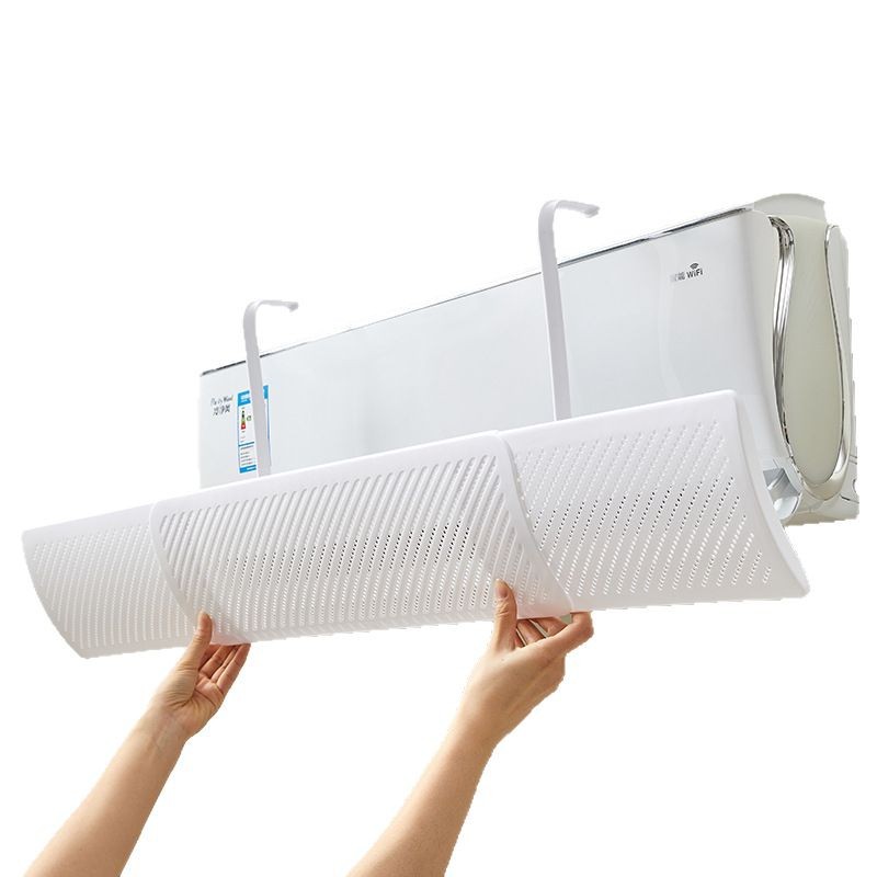 Air conditioner windscreen, anti-direct blowing cold air outlet curtain baffle, wall-mounted air deflector, universal wall-mounted unit, no installation required Item Picture