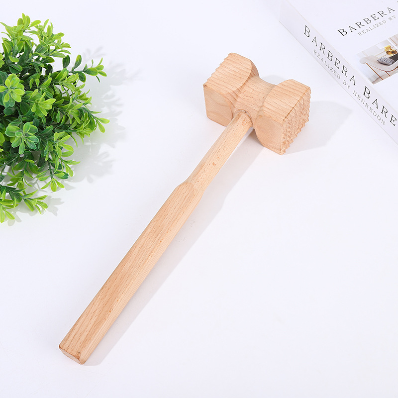 Zelkova martillos de madera martillos de carne casera carne tierna corte de tendones cortar carne chuletas de carne herramientas de cocina madera martillos de carne