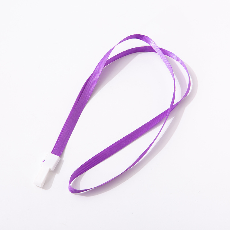Jinwang Factory Direct sales logo polyester webbing name tag lanyards, exhibition work student ID card sleeve lanyards details Picture