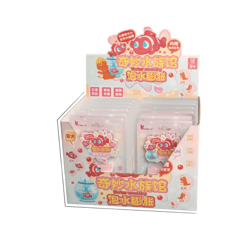 Burbuja de agua burbuja océano bebé criatura de agua dinosaurio jumbo absorbiendo agua crecer divertido niños descomprimir juguetes Item Picture