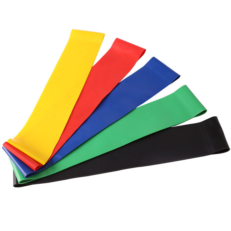 Cross-border best-selling yoga resistance band, fitness resistance band, elastic band, resistance ring, TPE resistance band, resistance sheet set Specification image