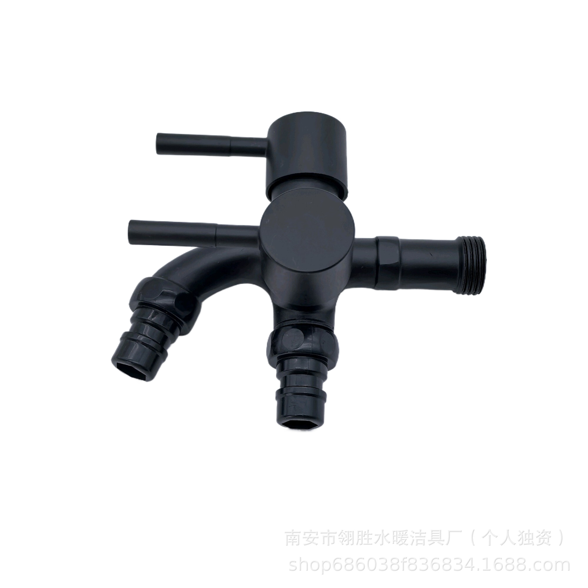 水龙头/水龙头北美/小熊贴防溅水龙头/洗手盆水龙头合金双联/卫浴产品图