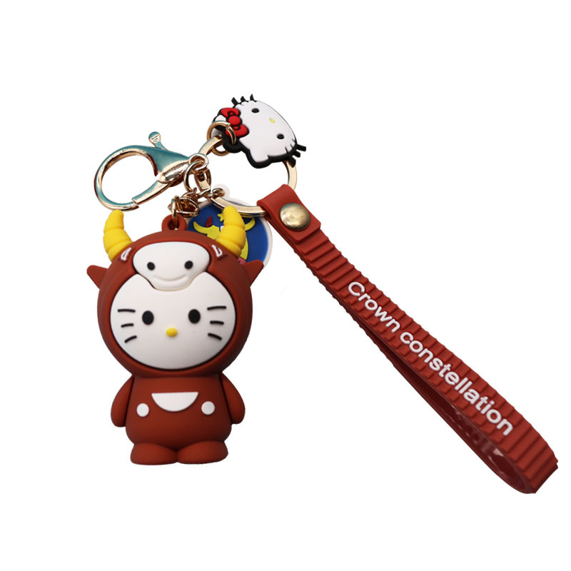 钥匙扣/卡通钥匙扣挂件/钥匙扣公仔挂件/发光闪光钥匙扣/世界杯钥匙扣白底实物图