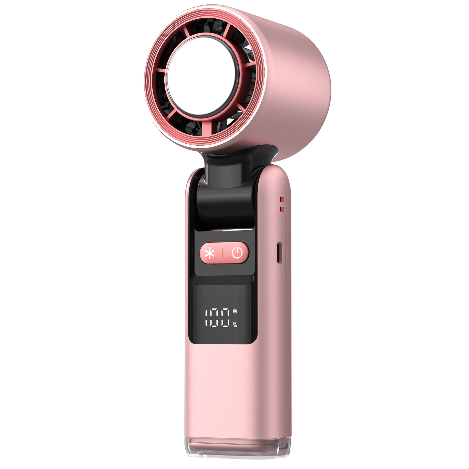 K801 New foldable handheld high-speed small fan ice pack cooling usb charging portable fan Item Picture