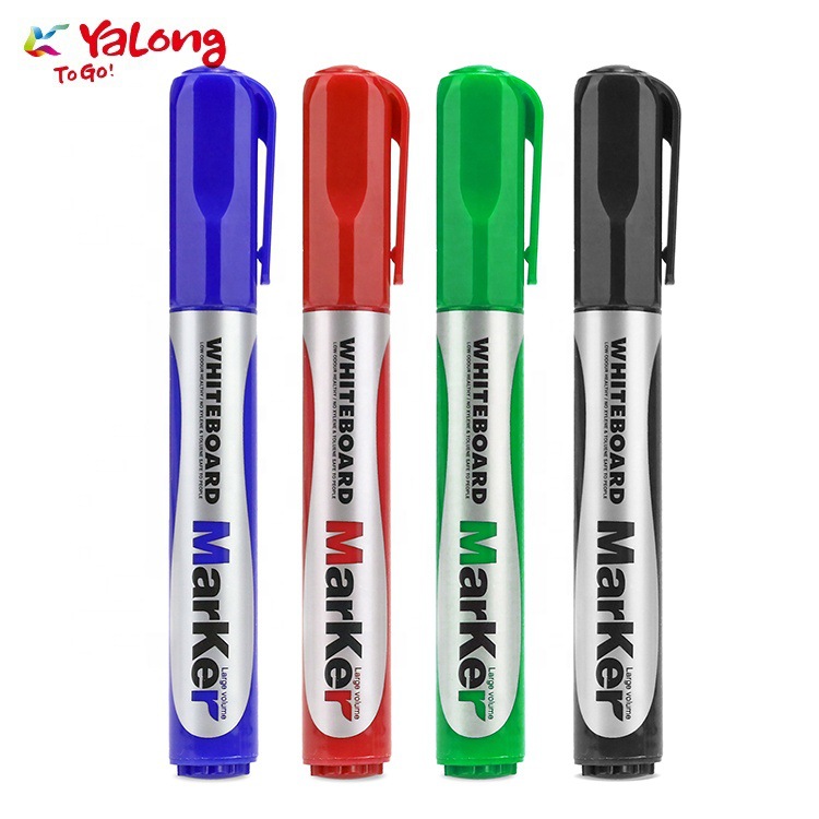 YALONG's popular foreign trade marker pen custom-made wholesale office supplies 4-color highlighter pen set