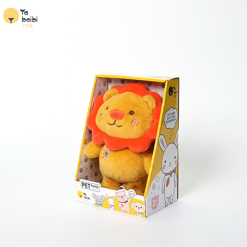 Yabeibi electric toy, music, little cute pet, singing, imitating, plush toy, storytelling, children's cartoon toy Item Picture