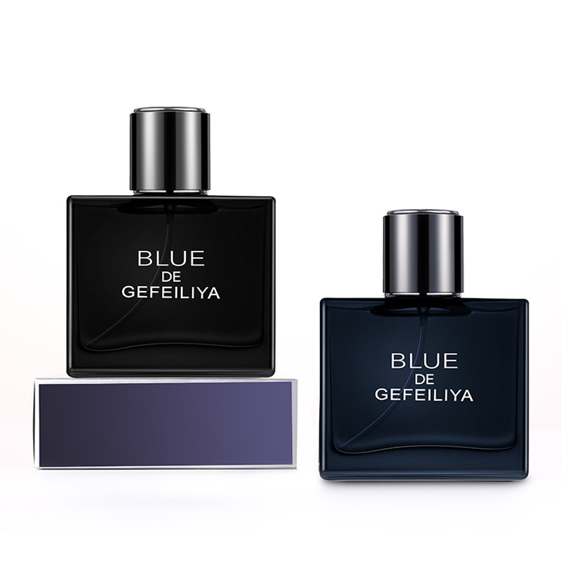 Black perfume bottle and packaging box, cosmetics lip gloss, face cream box, cushion powder compact box, makeup accessories Application Scenario
