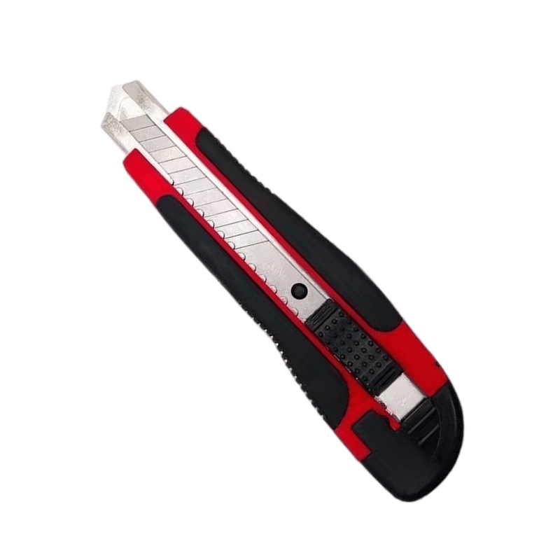 Express delivery knife, large utility knife, thickened anti-slip stainless steel pen sharpener, special large wallpaper knife, 18mm paper cutting knife Item Picture