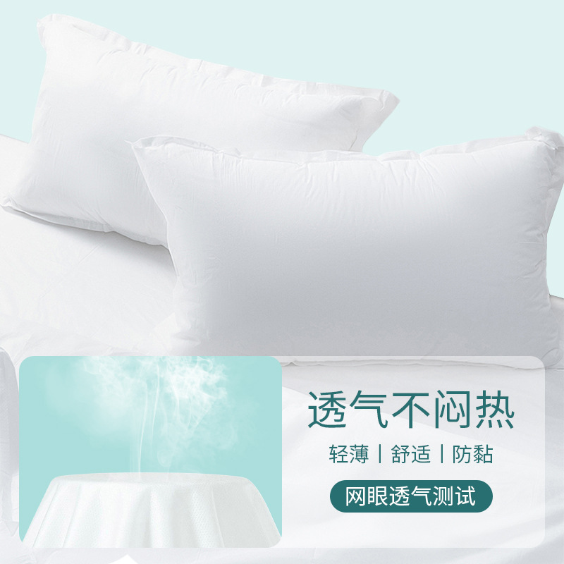 Disposable pillowcases, travel pillowcases, thickened non-woven fabric, beauty salon, train sleeper, hotel, dirt-proof travel pillowcases details Picture