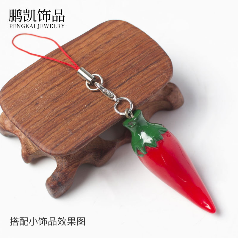 Handmade diy jewelry accessories, single-loop mobile phone woven small lanyard, colorful doll lanyard, toy lanyard Specification image