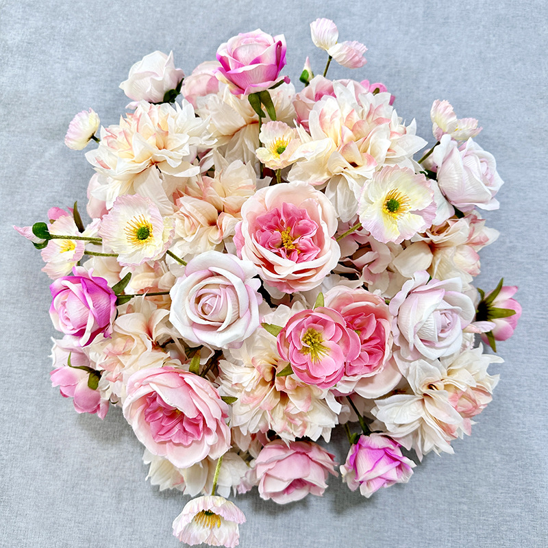 新款婚庆路引花婚礼仿真花现场布置花球商场开业展厅舞台装饰道具