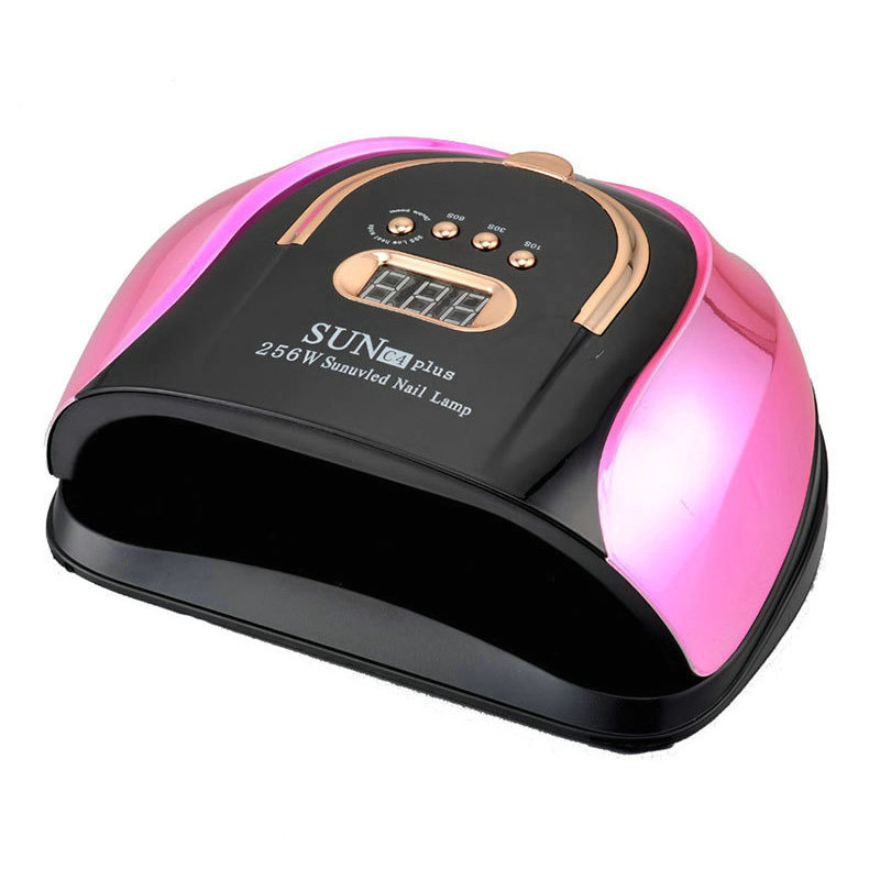 256W high-power nail lamp, special light therapy lamp for nail salons, hand-nail baking lamp, colorful nail machine, cross-border