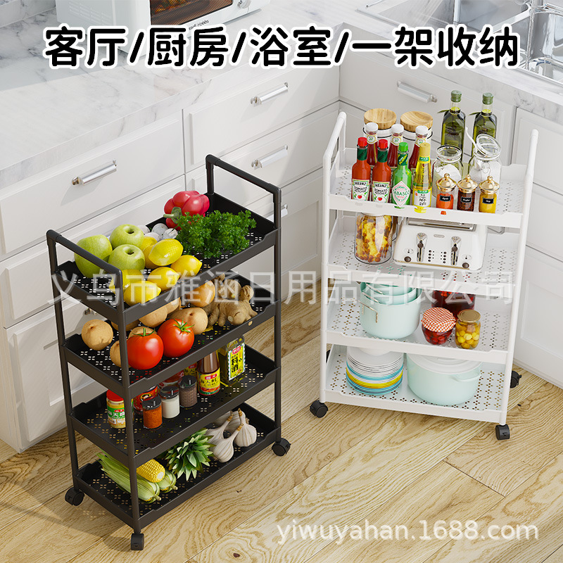 货架/居家收纳用品/置物架/餐具/置物架小推车细节图