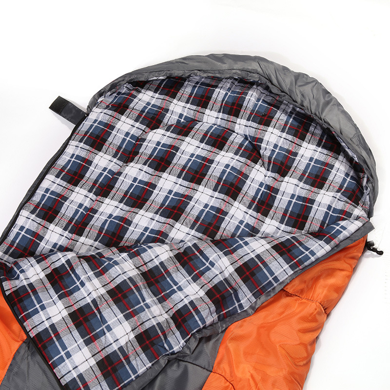 Xanuoduji outdoor camping sleeping bag with thickened inner liner for autumn and winter camping, warm and cold-proof, and fleece sleeping bag for emergency epidemic prevention Specification image