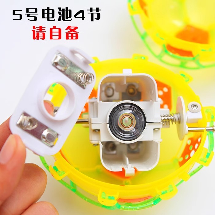 Colorful luminous dancing ball, electric music flashing jumping ball, night market luminous football, children's cute toys Application Scenario