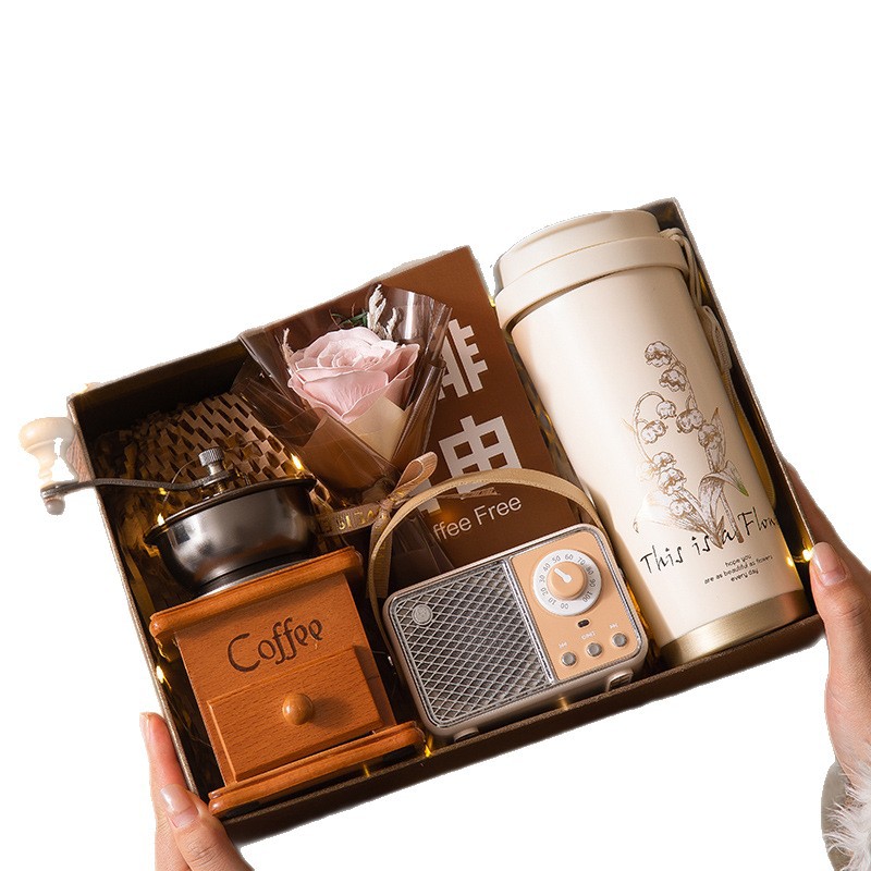 Practical birthday gifts for girls, creative, niche and high-end coffee machine souvenirs for girlfriends, best friends and wives Item Picture