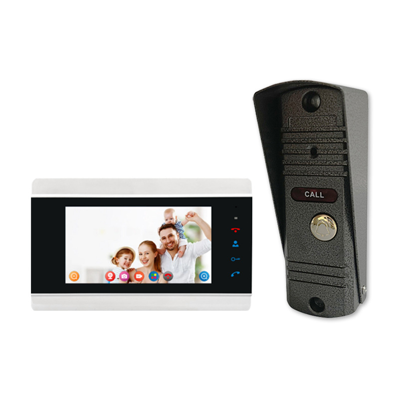 Factory direct sales of smart video doorbells, graffiti WIFI remote unlocking, home monitoring video intercom, card swiping system, wholesale doorbells for foreign trade Item Picture