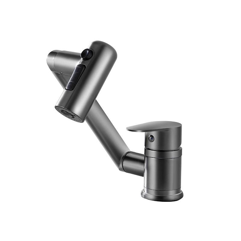 In a cramped space, there is a super low Maneki Neko washbasin, faucet, hot and cold washbasin, sink, and a universal rotating bathroom cabinet Item Picture