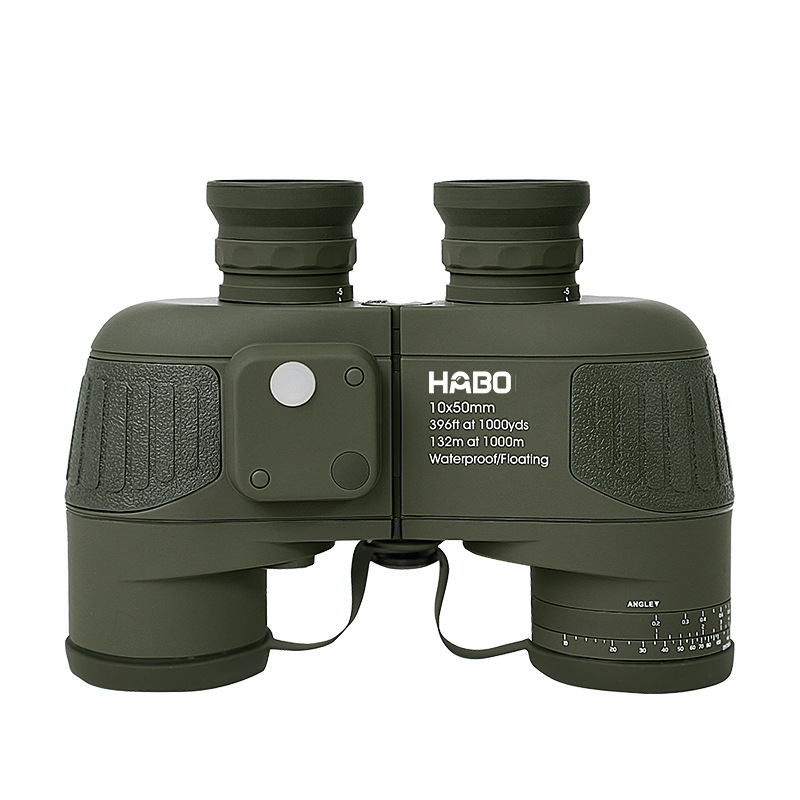 10X50 Marine Compass Binoculars With Waterproof And Anti-Fog Ed Lenses, High-Definition And High-Magnification Infrared Ranging Binoculars Item Picture