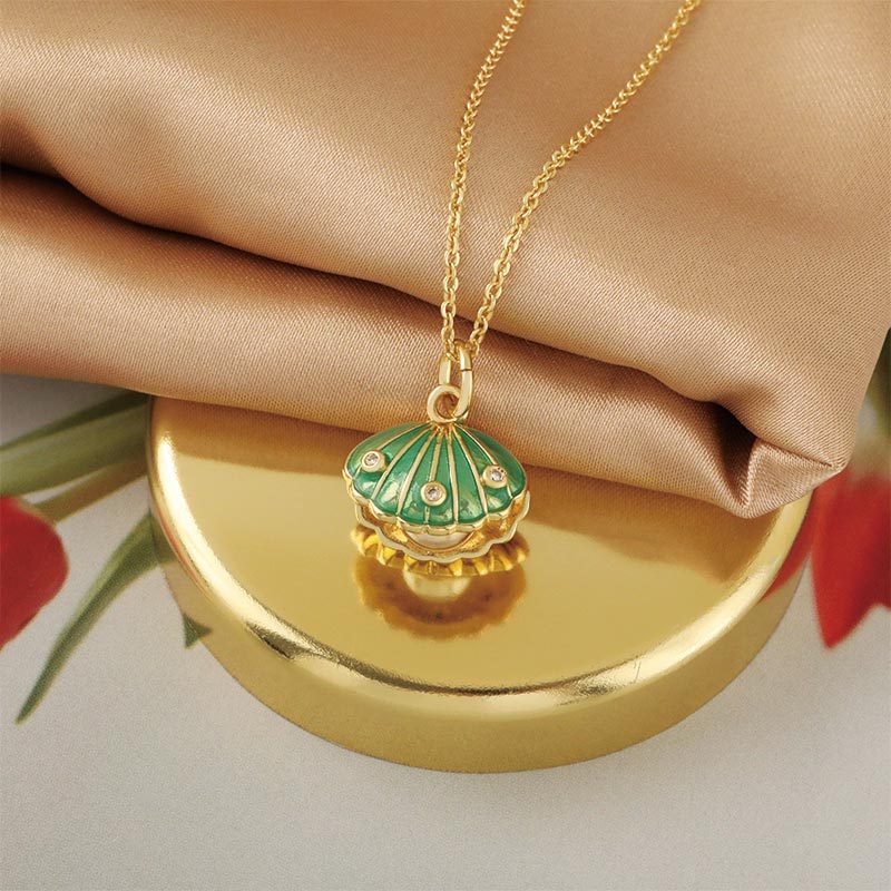 New Ocean series shell creative pearl shell diy jewelry accessory pendant Specification image