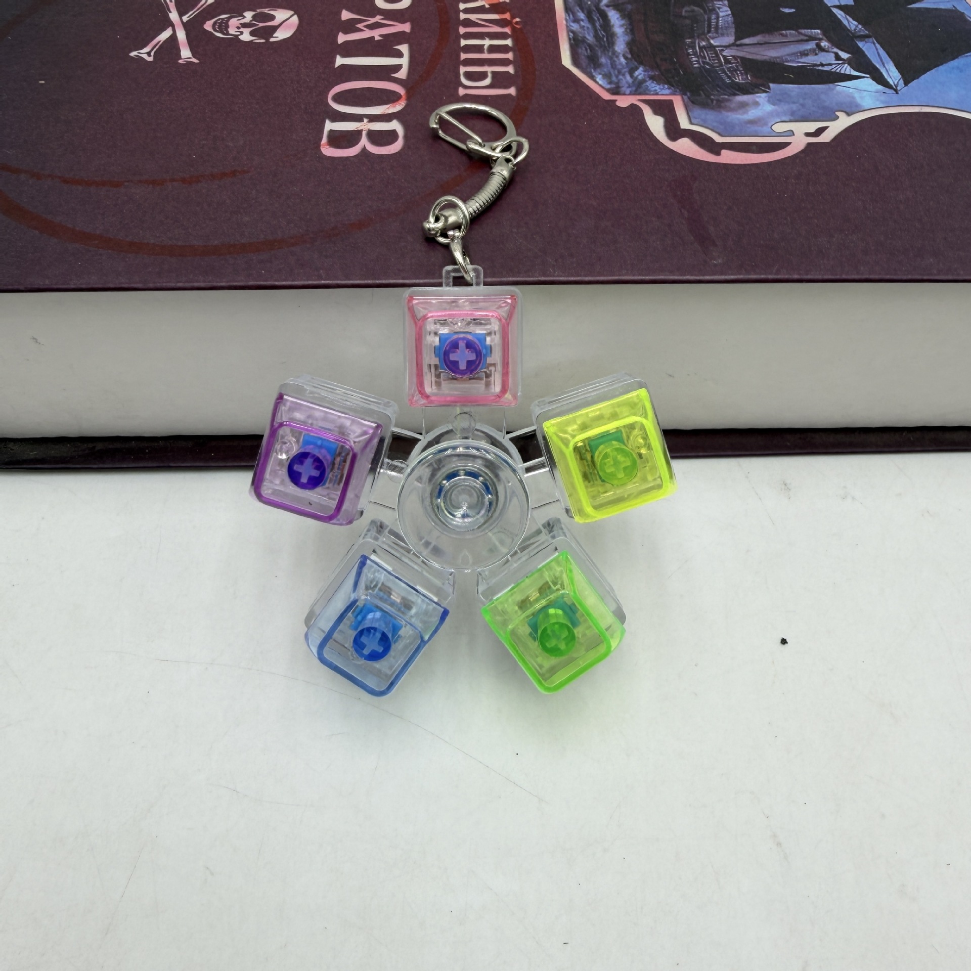 滴油/手工锆石配件/玉吊坠/流苏/不对称蝴蝶小配件产品图