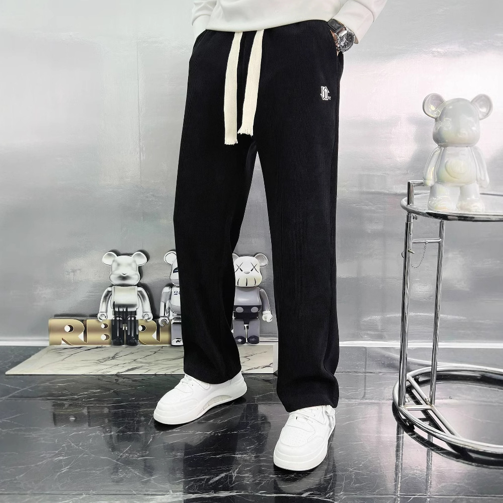 2025 New autumn and winter skinny casual pants, sweatpants, men's sport pants, loose, cool and thickened casual pants for young people