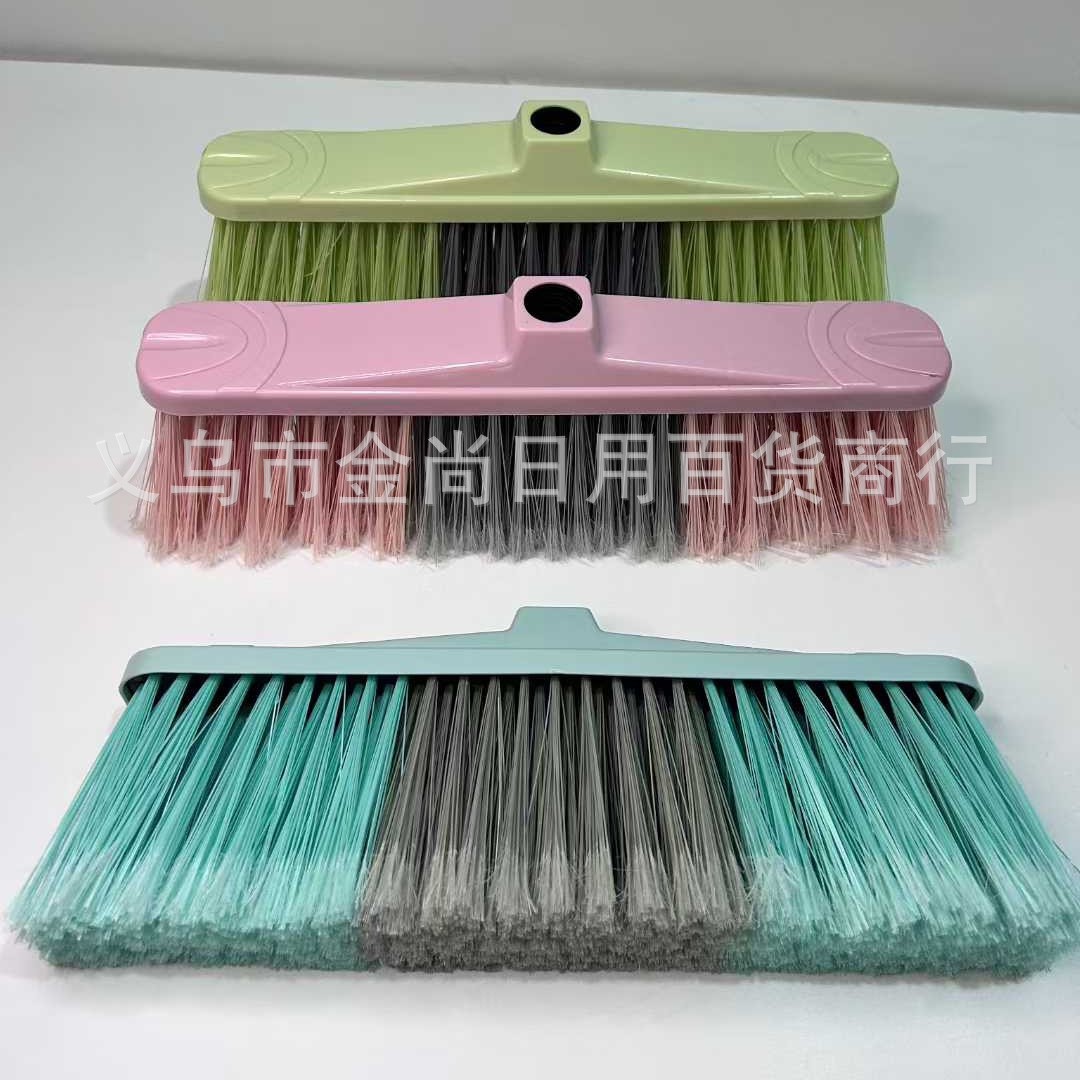 Bathroom tile hard-bristled broom, floor brush, bathroom floor brush, kitchen and outdoor multi-functional poleless cleaning broom head details Picture