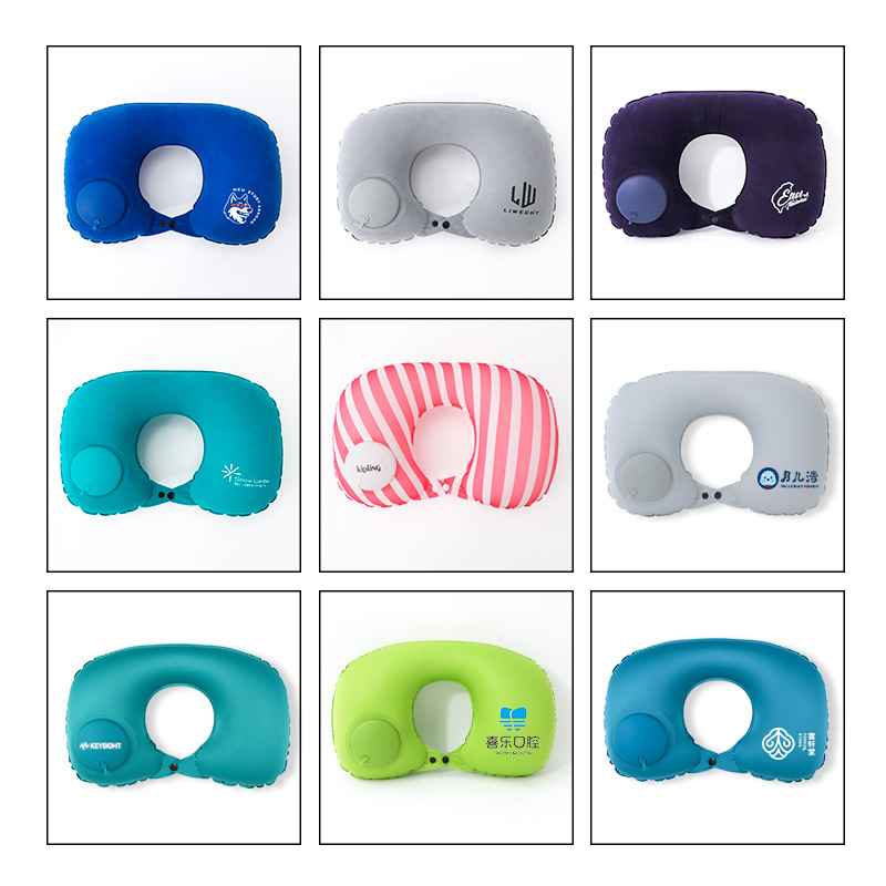 旅行枕/自动充气垫/充气枕头/旅行枕头产品图