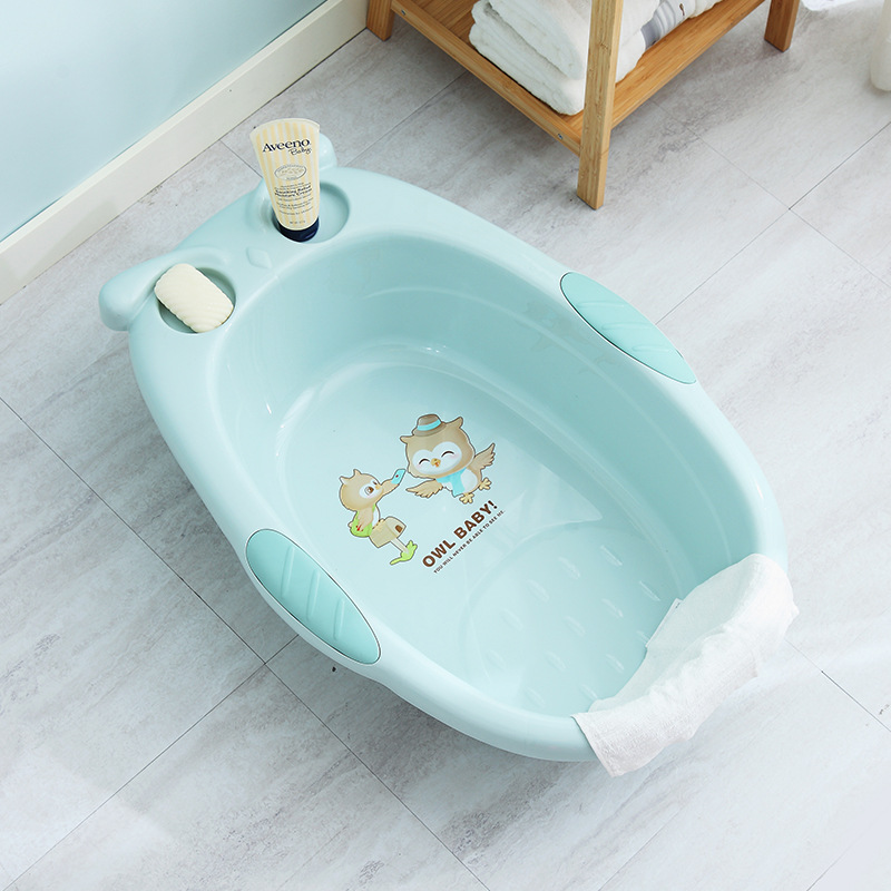 Baby bath basin, baby cartoon bathtub, large household bath basin for newborns, toddlers and children to sit and lie on. Children's products Specification image