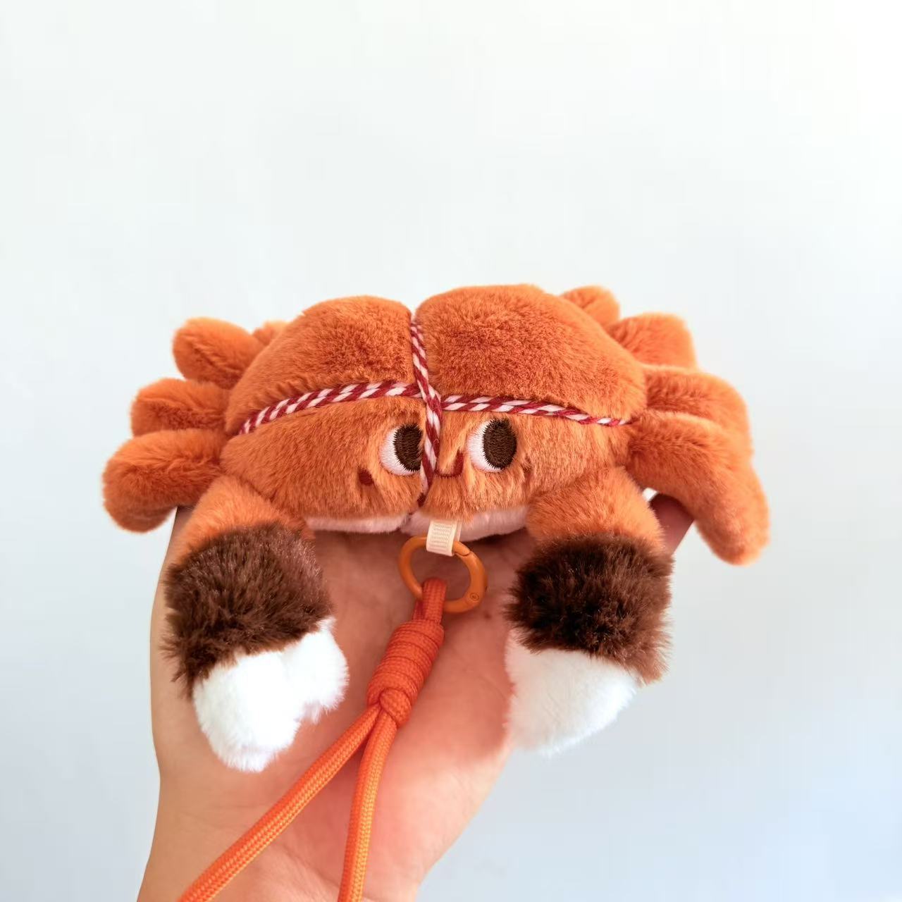 Suzhou Yangcheng Lake Hairy Crab plush Pendant 2025 New Style Creative Doll Bag Key Pendant Specification image