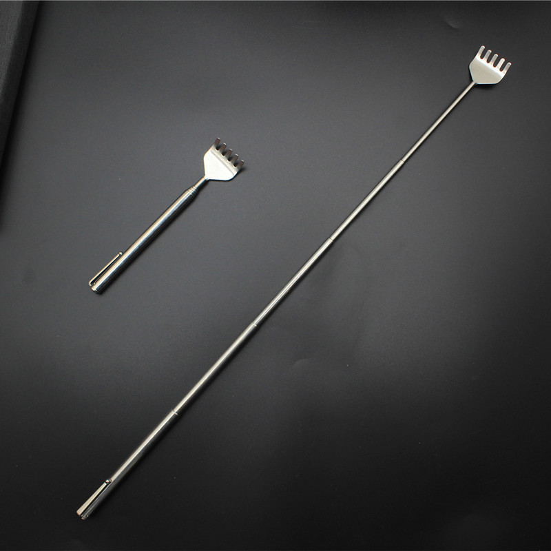 Five-section pen-type retractable scratch-free tickle rake pen clip type tickle tickle for the elderly Specification image