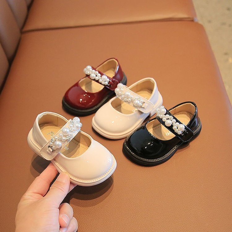 红色软底公主鞋婴幼儿童学步鞋春季新款配礼服小童单鞋1岁宝宝鞋详情1