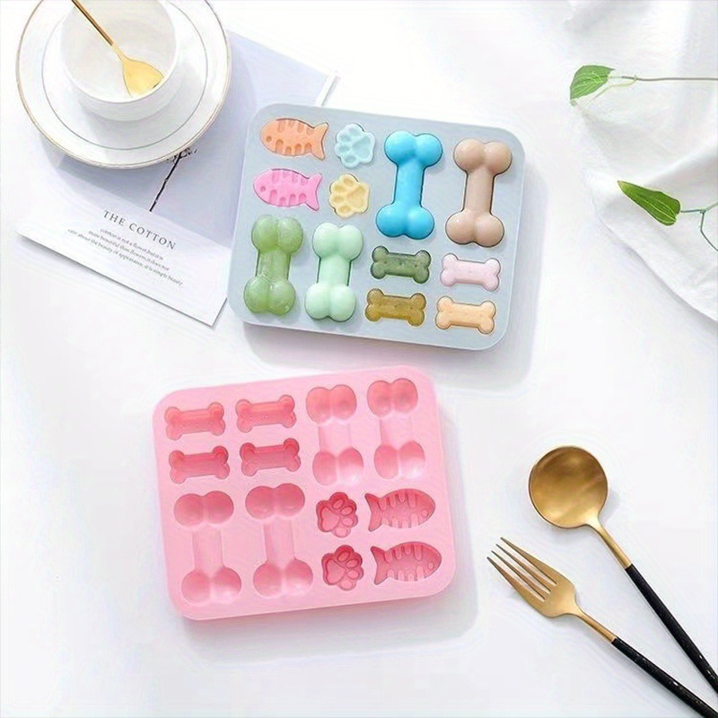 婴幼儿辅食模具  家用自制小雪糕冰格果冻巧克力糖果硅胶烘焙用具产品图