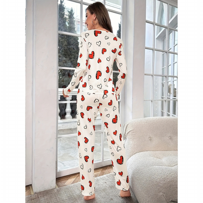 女士家居服实物图