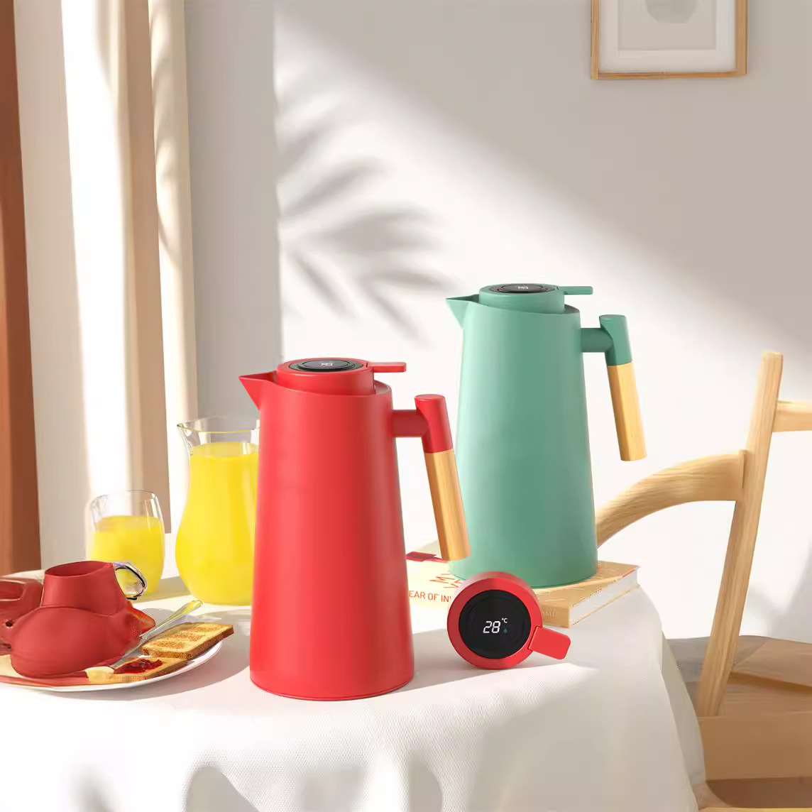 Wholesale thermos flasks, wholesale thermos water kettles, household thermos water kettles, coffee kettles, thermos flasks, thermos flasks, large capacity Application Scenario