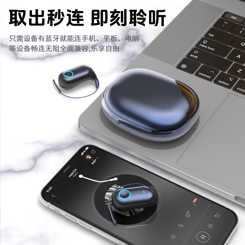 AI translation Bluetooth headphones, simultaneous interpretation ear-hanging headphones, wireless sports, ultra-long battery life details Picture