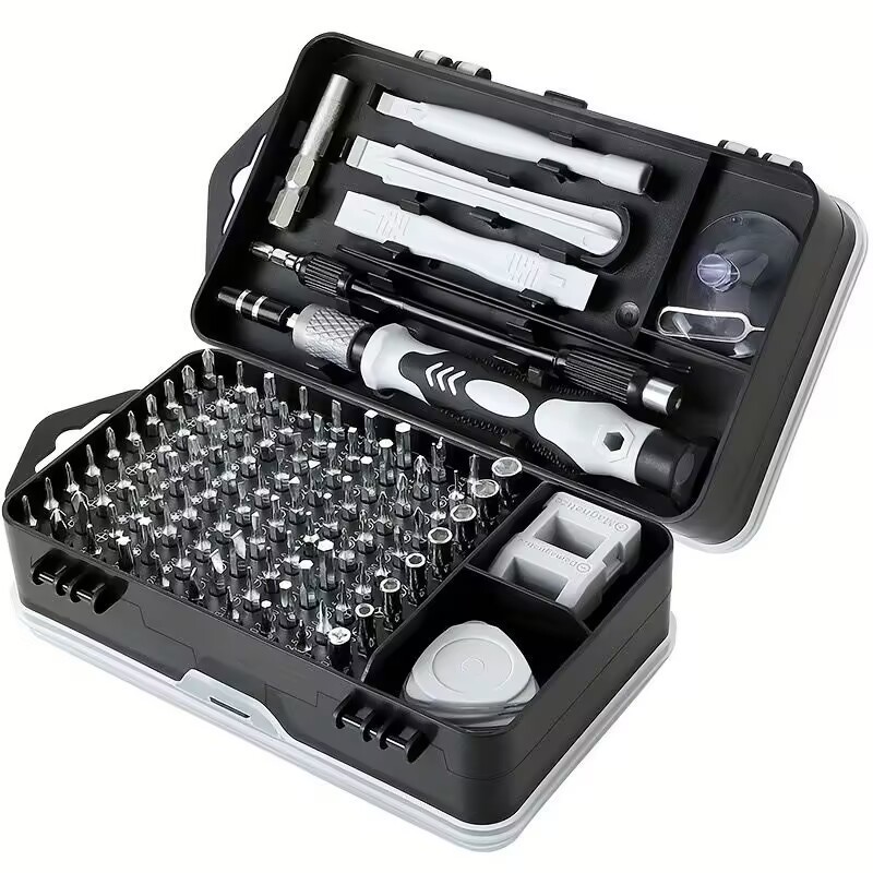 The 115-in-one purple screwdriver tool set for mobile phone and telecommunications repair tools and screwdrivers is a cross-border bestseller Item Picture